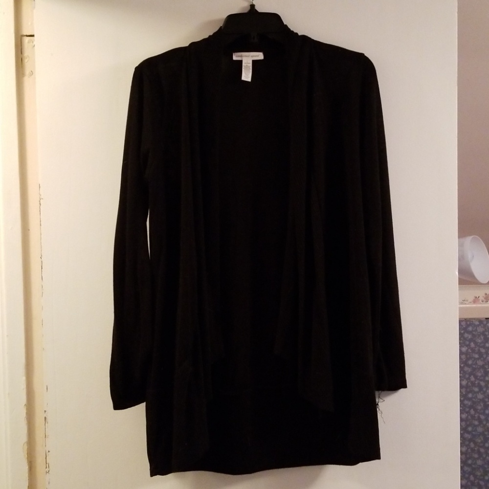 Black cardigan